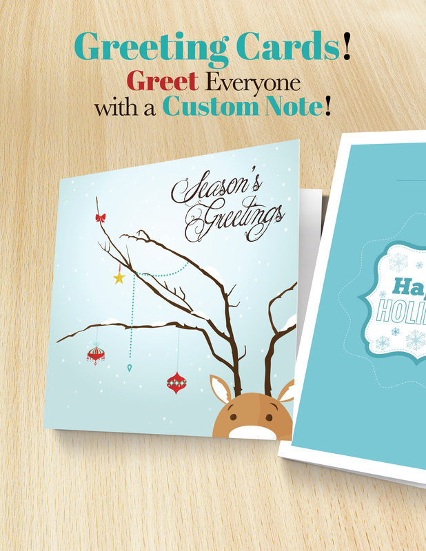 Holiday cards and greeting cards